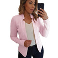 Blazer Feminino com colarinho de lapela